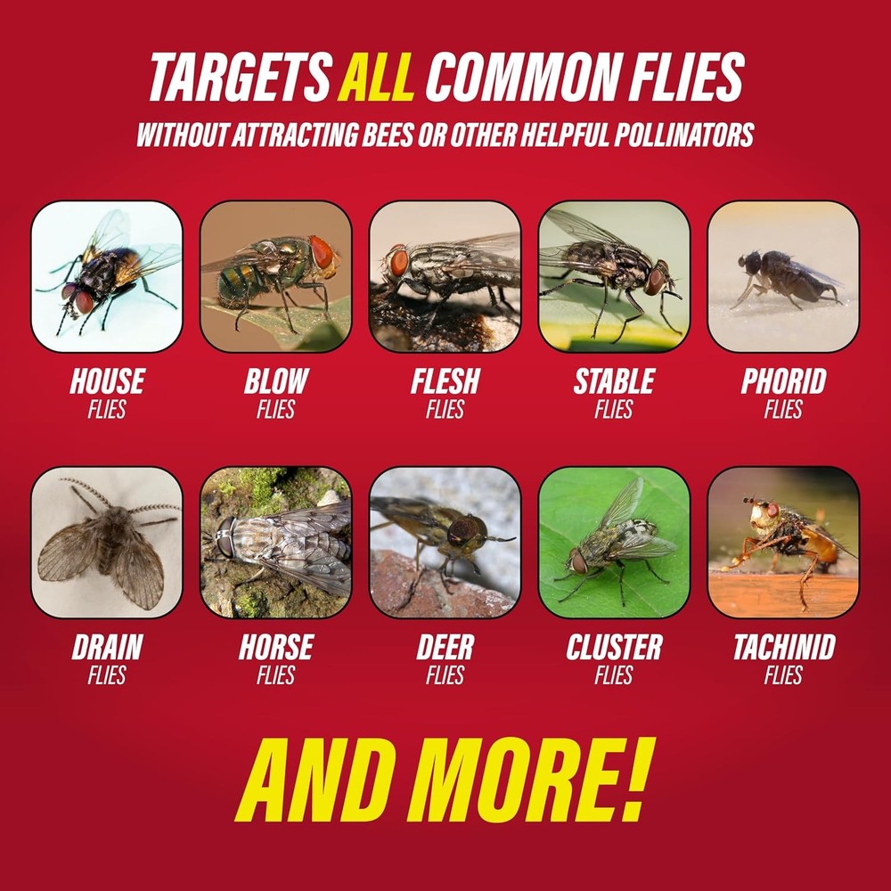 Catchmaster Reusable Fly Jar Refill 3-Pack – Food-Based Lure