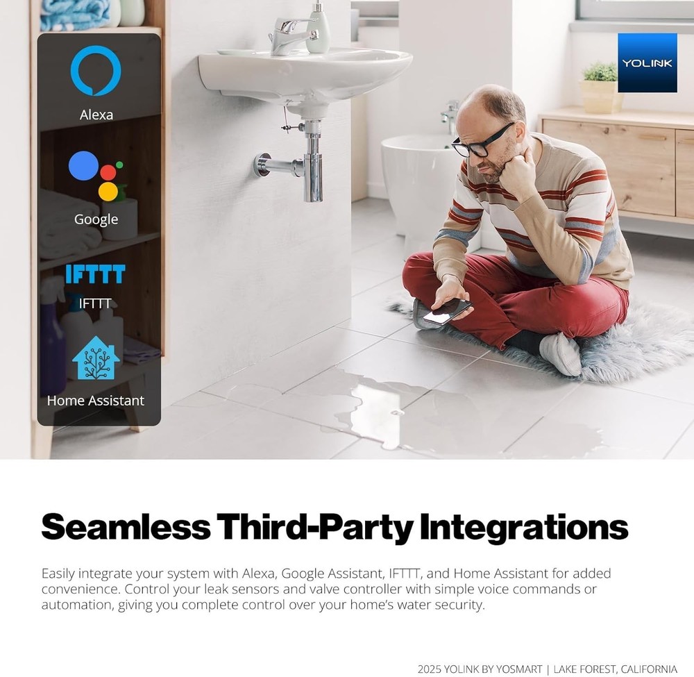 Advanced Leak Detection System with Wireless Controller & Long Range Sensors