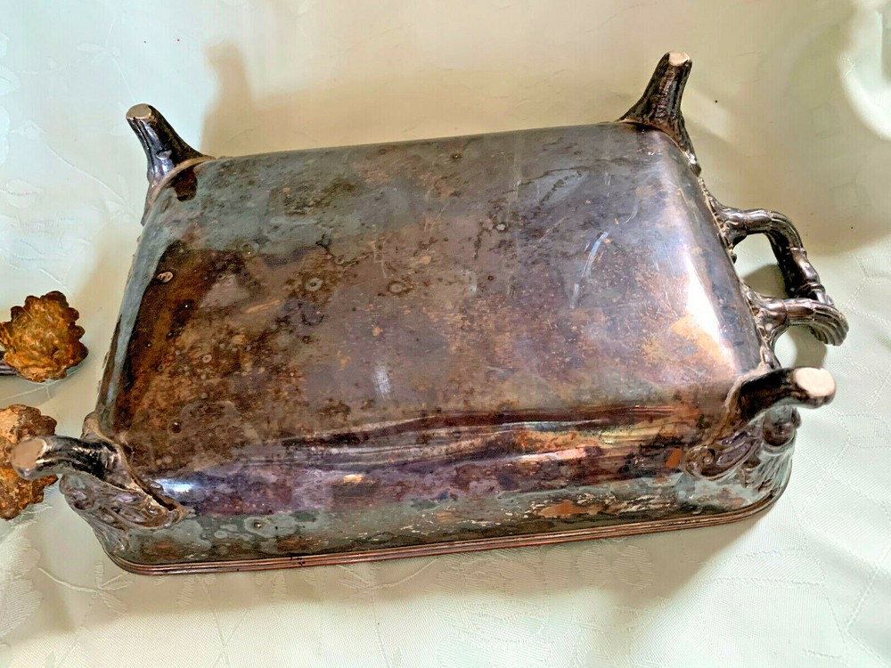 Old Sheffield Plate Vegetable Serving Dish c1840 Walker, Knowles & Co