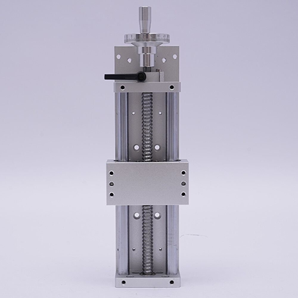 200mm Manual Cross Sliding Table Linear Rail Slide Stage Actuator Table CNC Mill