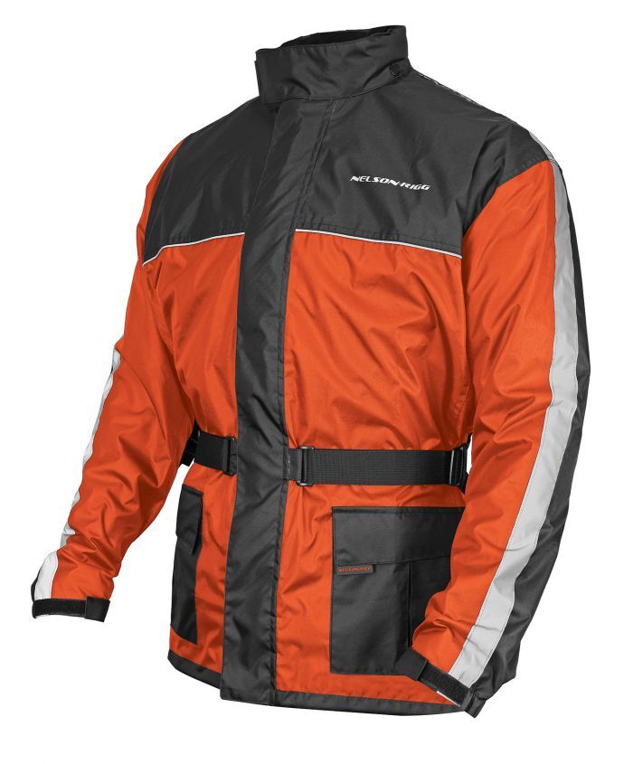 SOLO STORM JACKET ORANGE/BLACK MD