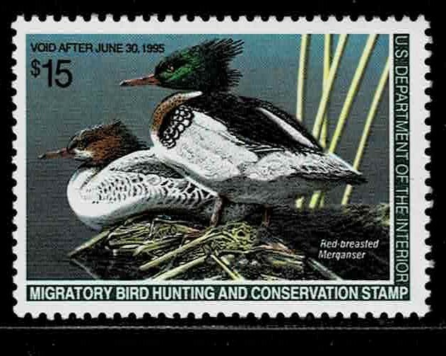 Single     Face Value Duck Stamps RW 61
