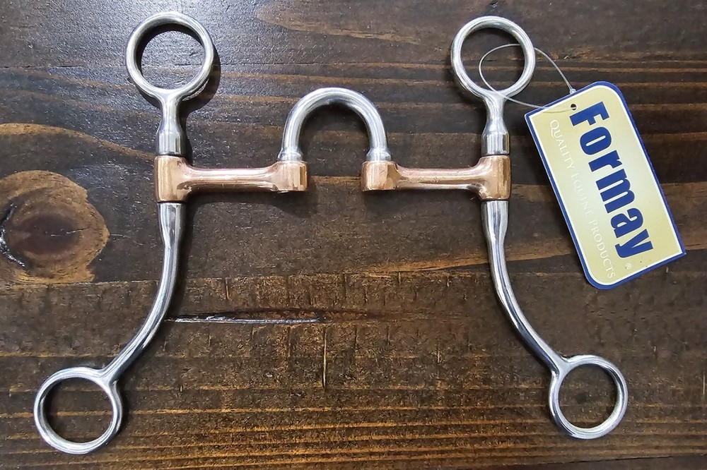 Copper Mouth Ported Correction Horse Bit