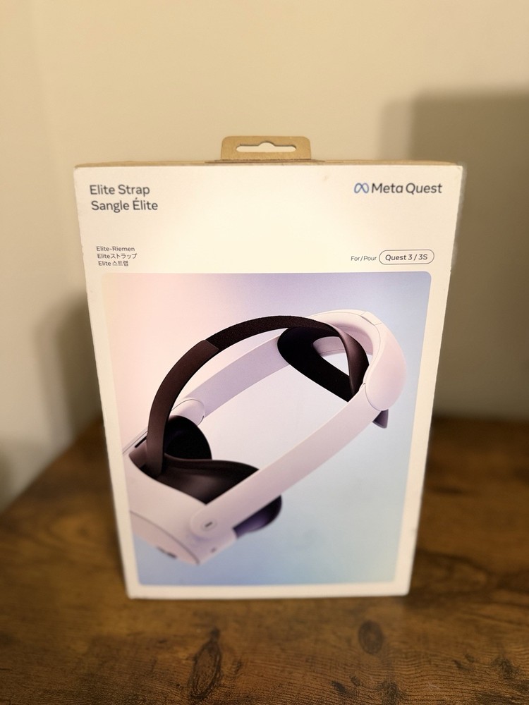 Meta Elite Head Strap for Quest 3/3S White Black VR Headset Accessory