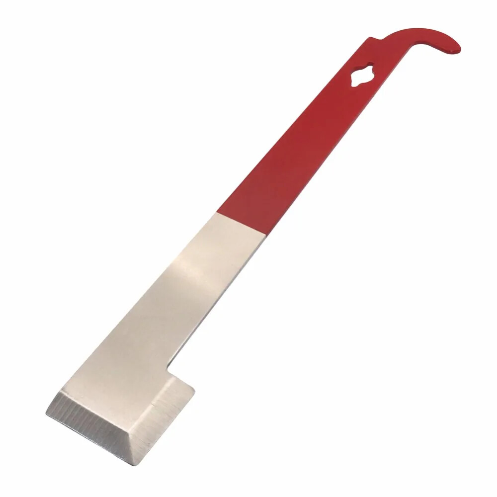 26.5cm Stainless Bee Hive Tool Frame Lifter &Scraper J Shape Hook Scraping Knife