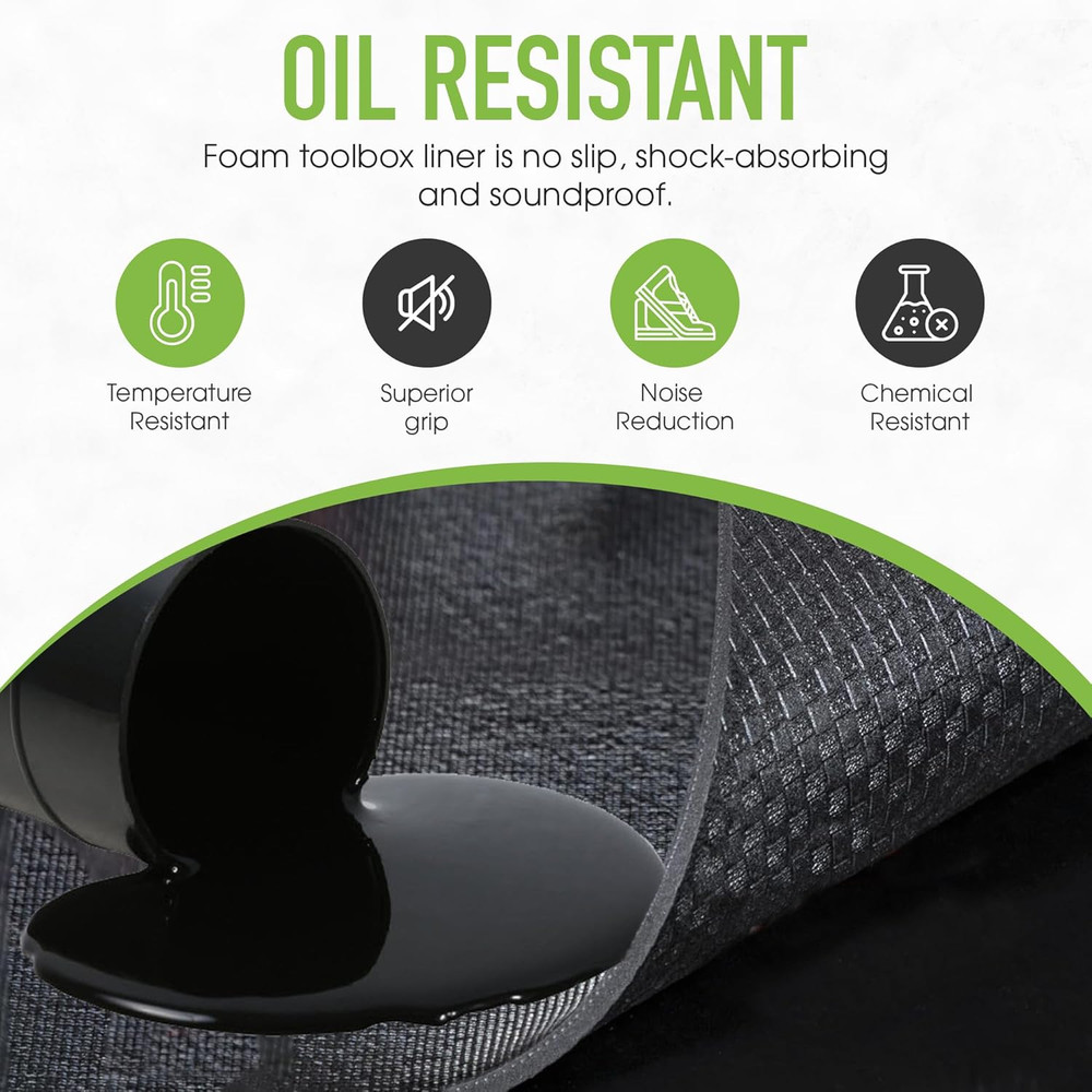 | Tool Box Mat for Protecting Your Tools, Padding Work Surfaces, Industrial Grad