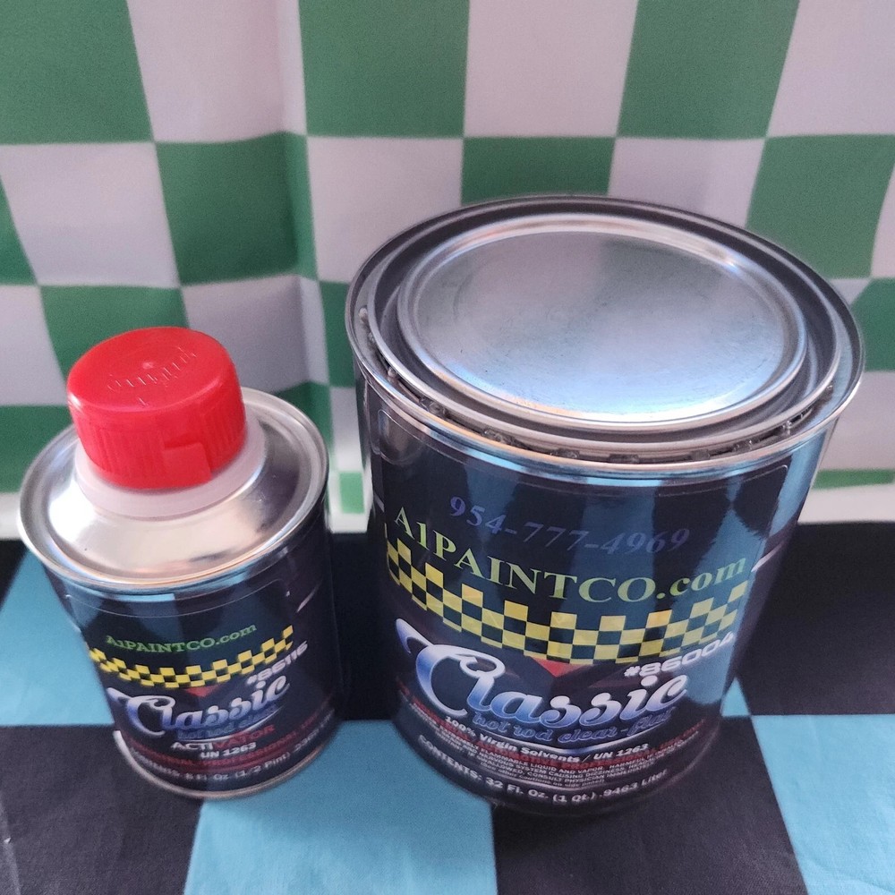 Flat Clear Hot Rod Classic KIT with Activator -QUART