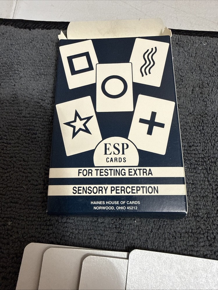 ESP Testing Cards 1937 For Testing Extra Sensory Perception Duke University Rare