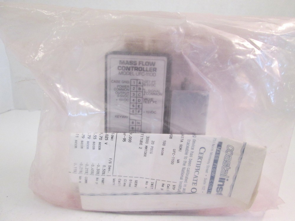 Unit UFC-1100 Mass Flow Controller, NH3, 100 C, Used