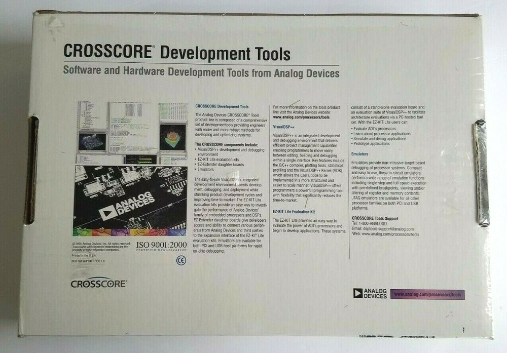 Crosscore Software & Hardware Development Tools ADZS-BFAV-EZEXT Analog Devices