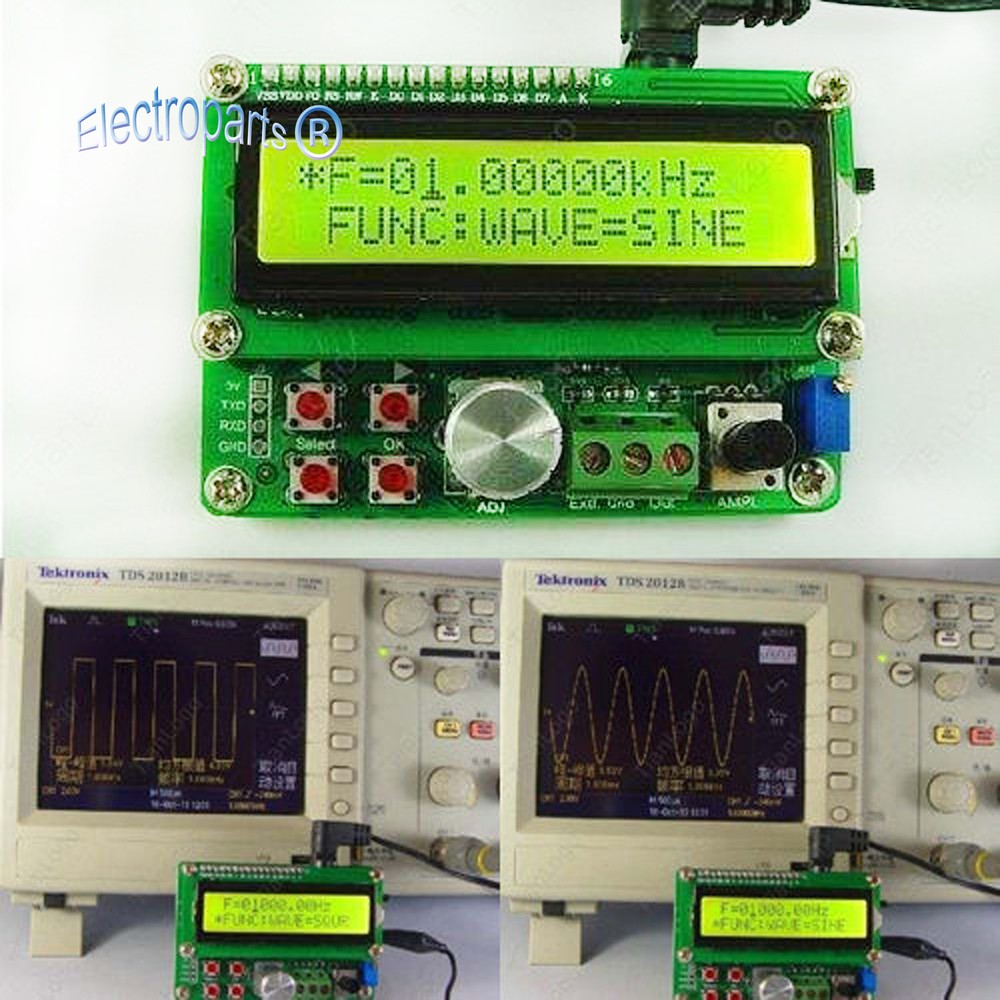 DDS Function Signal Generator Module Custom Arbitrary Waveform Sine Triangle