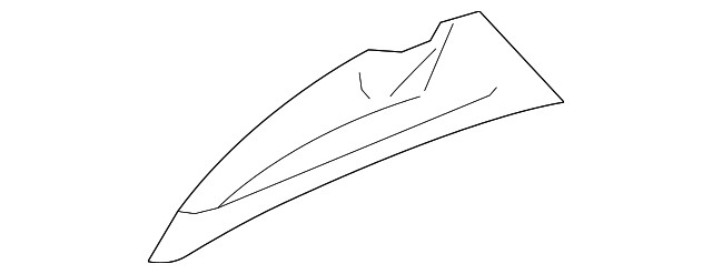 Switchblade Silver Metallic Passenger Side Instrument Panel Trim Plate Applique