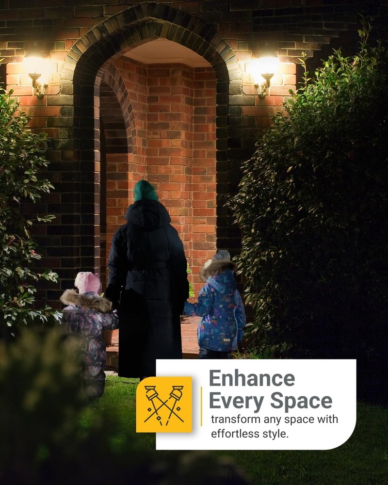 6 Pack LED Dusk to Dawn Candelabra Bulbs 5000K Daylight E12 Base