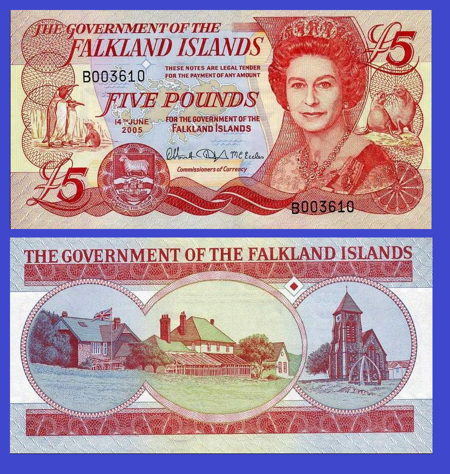 Falkland Islands 5 pound 2005 - Copy