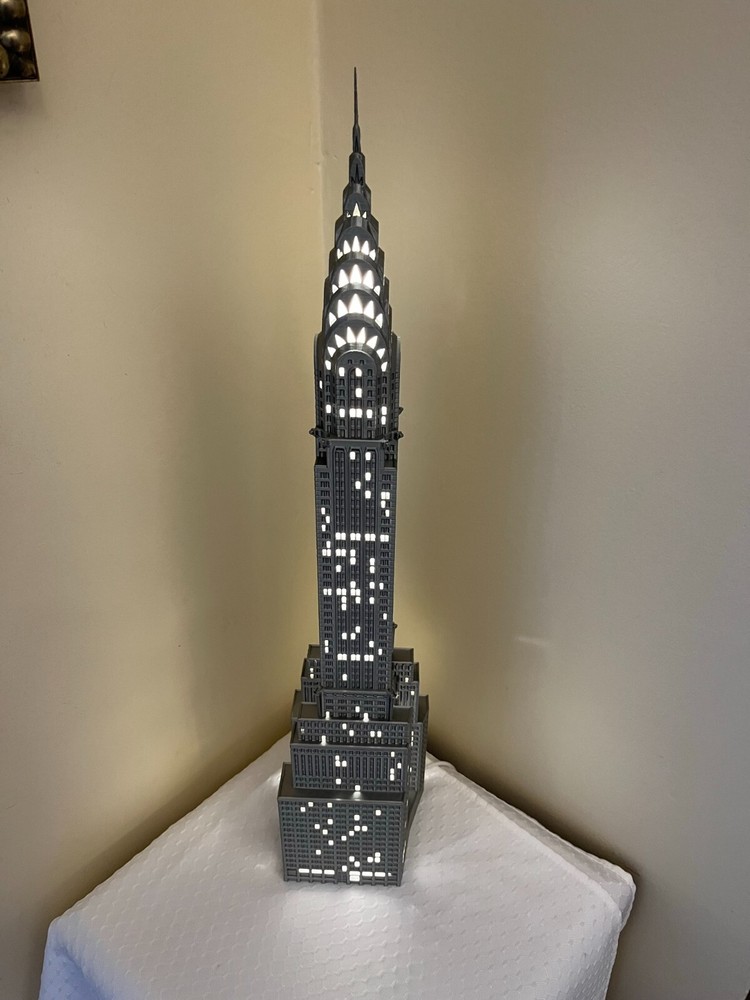 Chrysler Building Light Up Model- 3D Printed