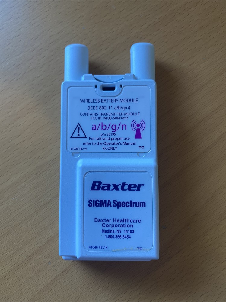 Baxter Sigma Spectrum ABGN battery
