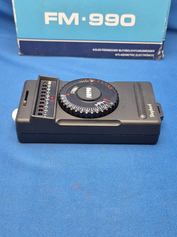 Shepherd FM990 Flash Meter With Case (250912-7)