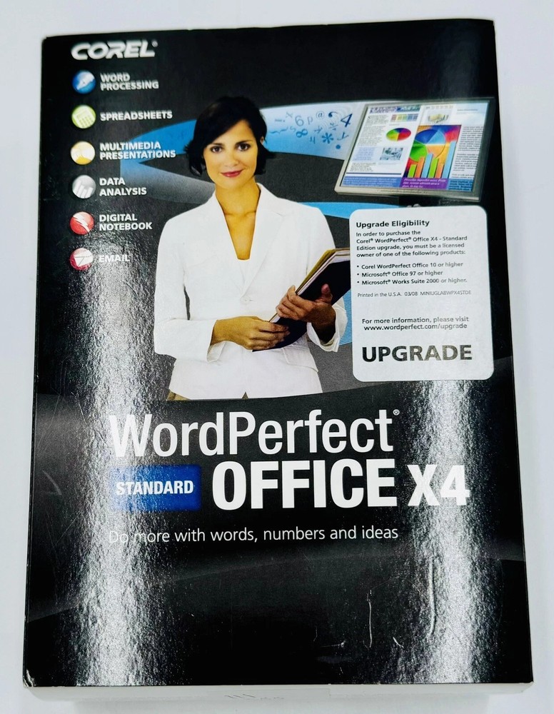 Complete Corel WordPerfect Office X4 - Standard Version!