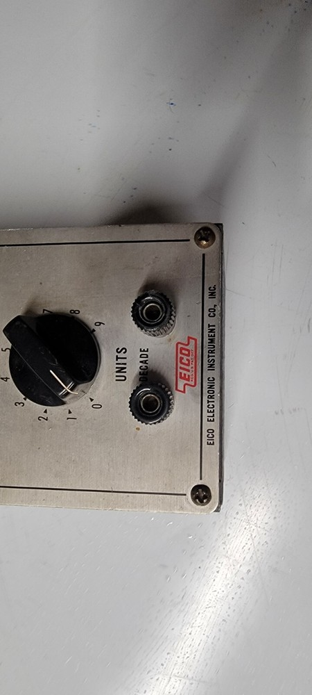 Eico Resistance Decade Box Model 1171 Resistor Untested