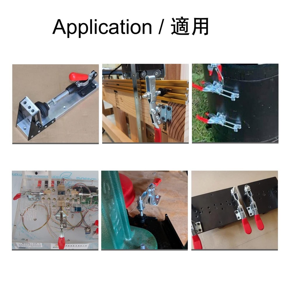 4 PCS Type 201 Horizontal Quick Clamp 60 lbs Clamping Force Quick Clamp Tool
