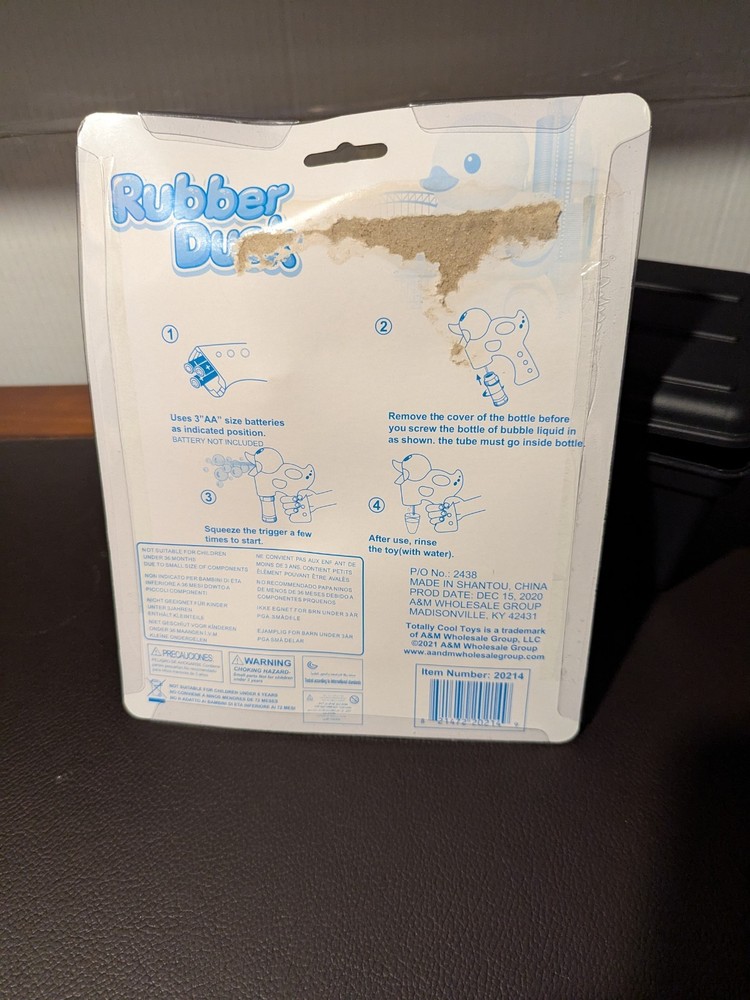 Duck Bubble Maker