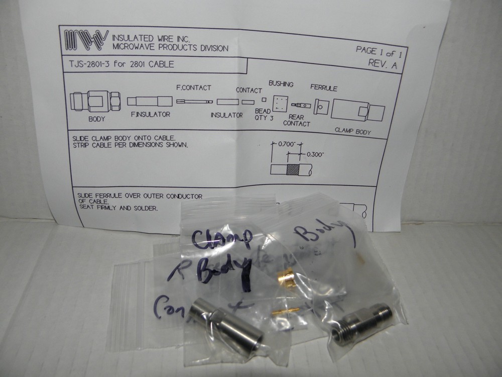 IW Microwave TJS-2801-3 Connector