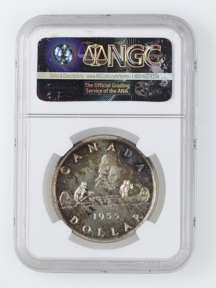 1955 Canada Silver Dollar NGC PL66