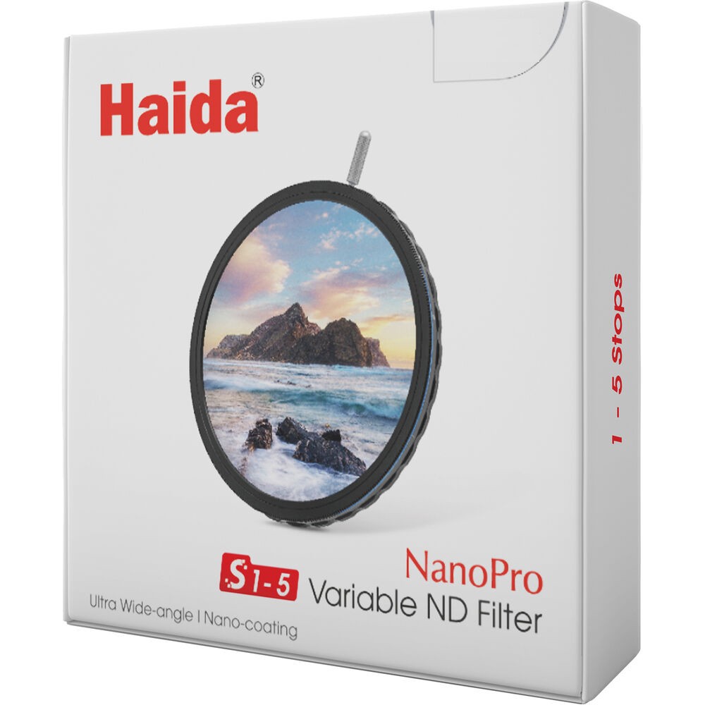 Open box Haida NanoPro S1-5 Variable ND Filter(72mm)