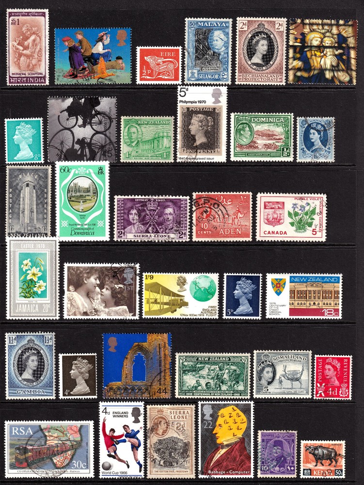 British Commonwealth mounted mint and used selection 3