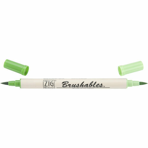 Zig Brushables Dual Tip Marker - Spring Green