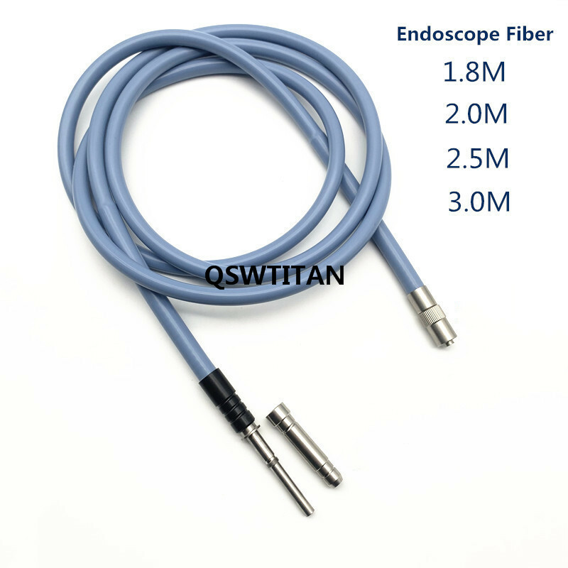 1pcs Endoscope Fiber Optic Light Cable 2.5m 3m Endoscopy LED Light Source Guide