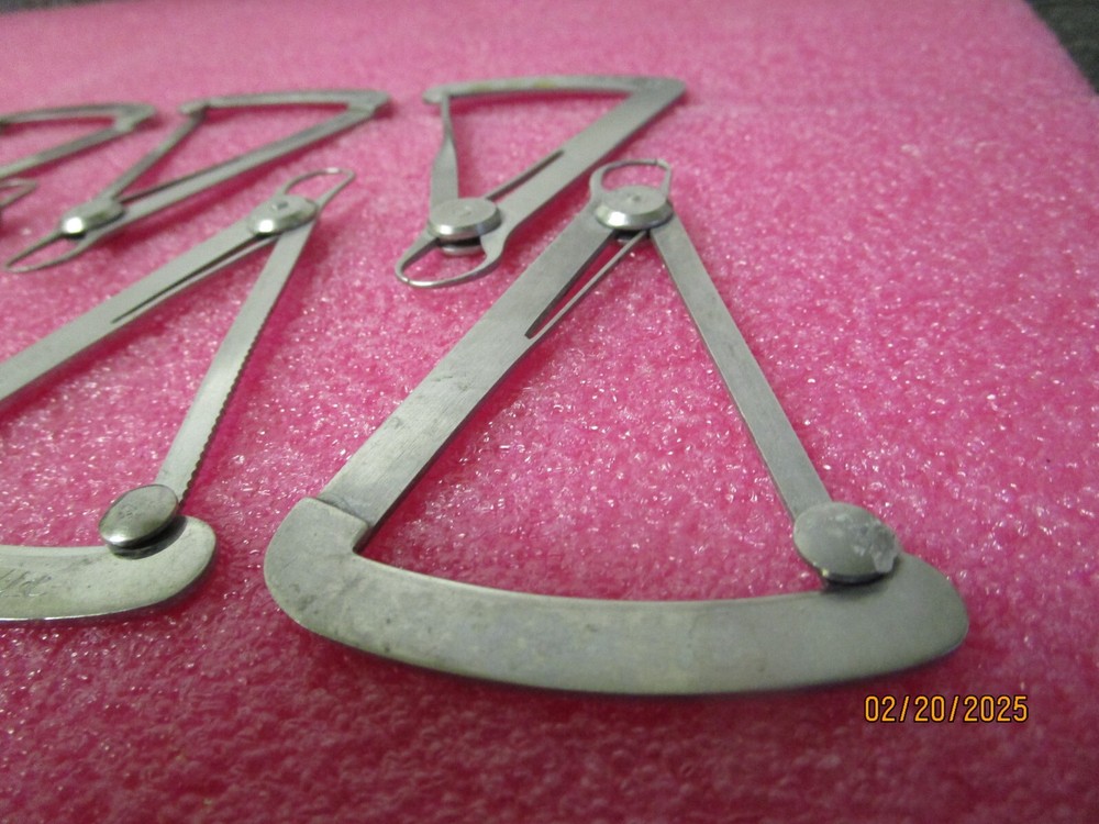 Qty (9) Metal Crown Gauge Caliper