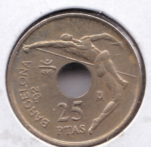 1991 Spain 25 Pesetas