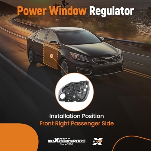 Front Right Passenger Side Power Window Regulator Fit for Kia Optima 2016