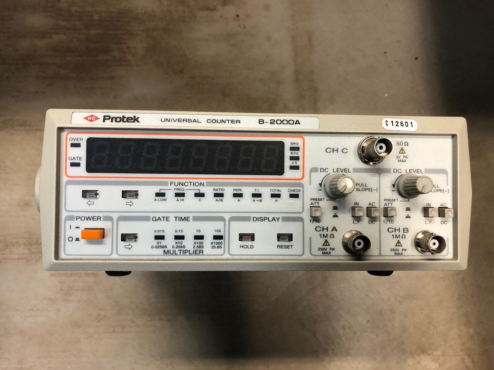 ProTek B-2000A Universal Frequency Counter, Up To 2 GHz, Tested