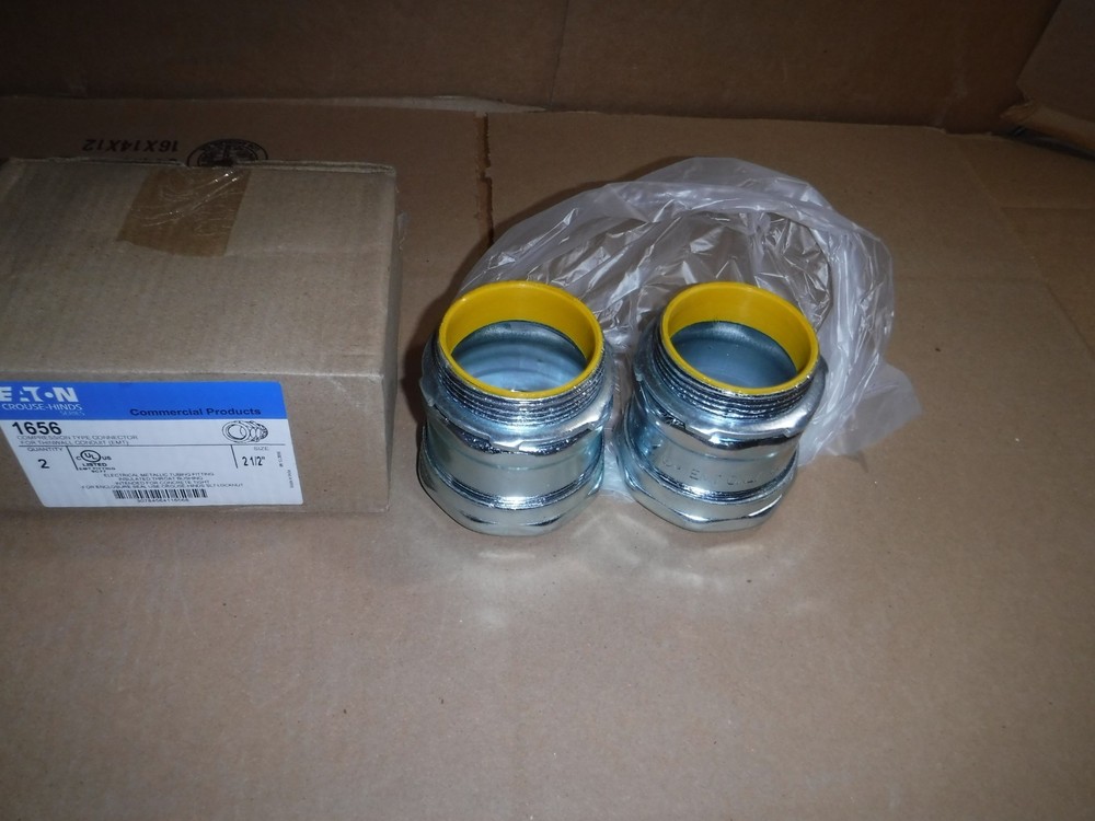 EATON CROUSE-HINDS 1656 COMPRESSION TYPE CONNECTOR THIN CONDUIT