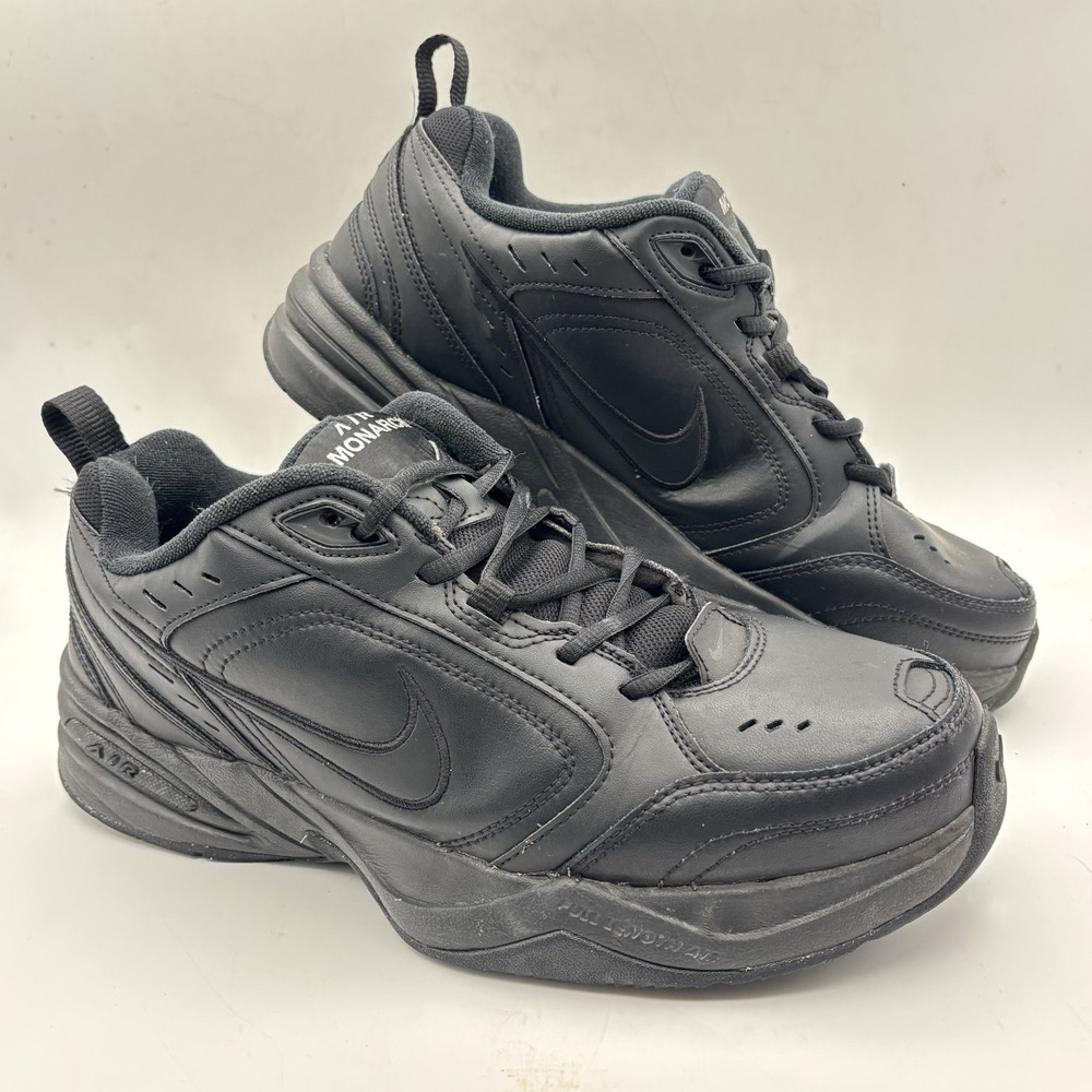 Nike Shoes Mens 11 Air Monarch IV Sneaker Black Lace Up Athletic 415446-001