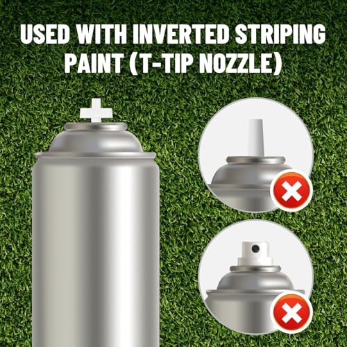 Foldable Marking Paint Wand, 2-Wheel/Line Widths Adjustable/with Bag,