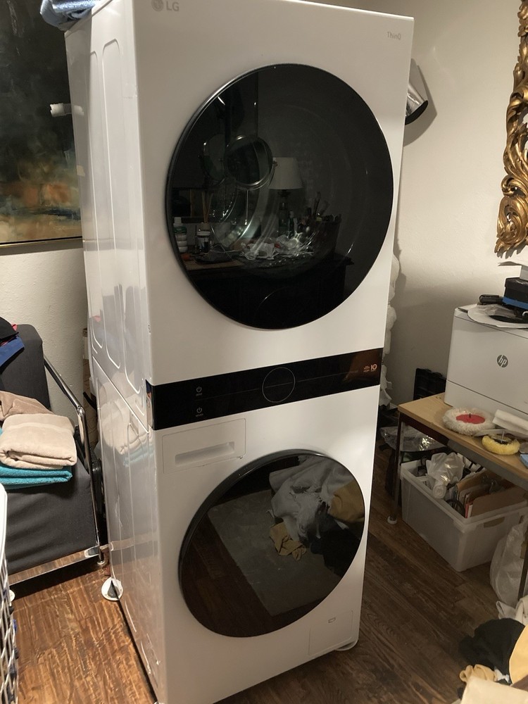 LG Front Load Washer and Dryer Combo Stackable Unit