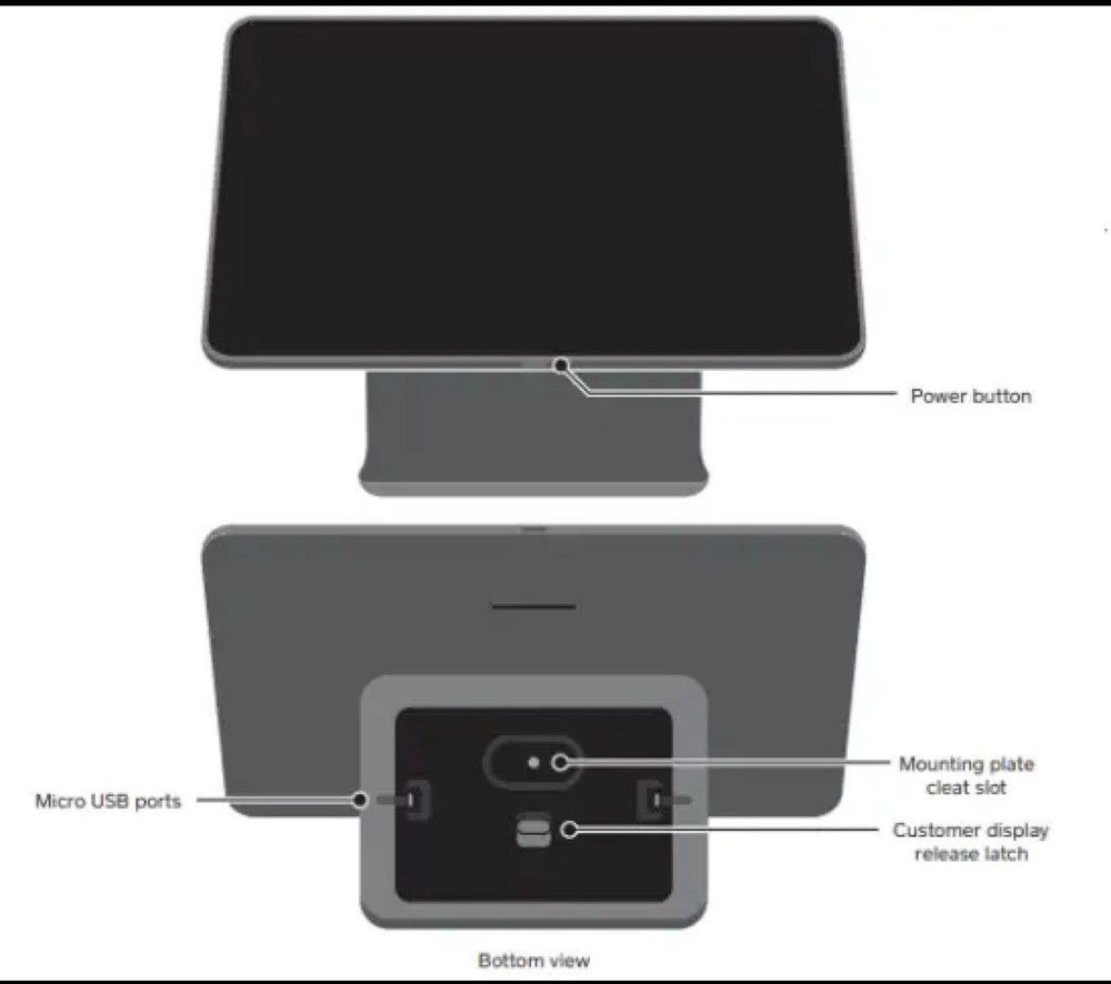 Square Register 1st Generation POS System - Black