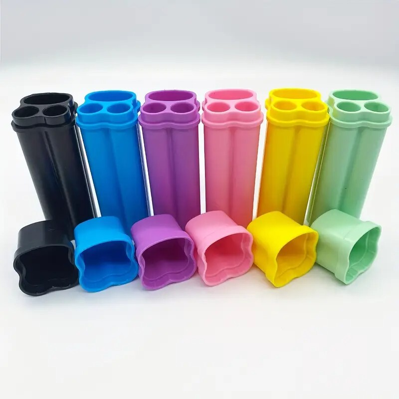 Portable cigarette pre-roll case various colors