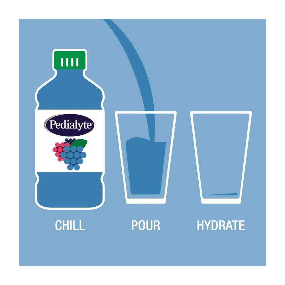 Pedialyte AdvancedCare Electrolyte Solution, Blue Raspberry, 1 Liter