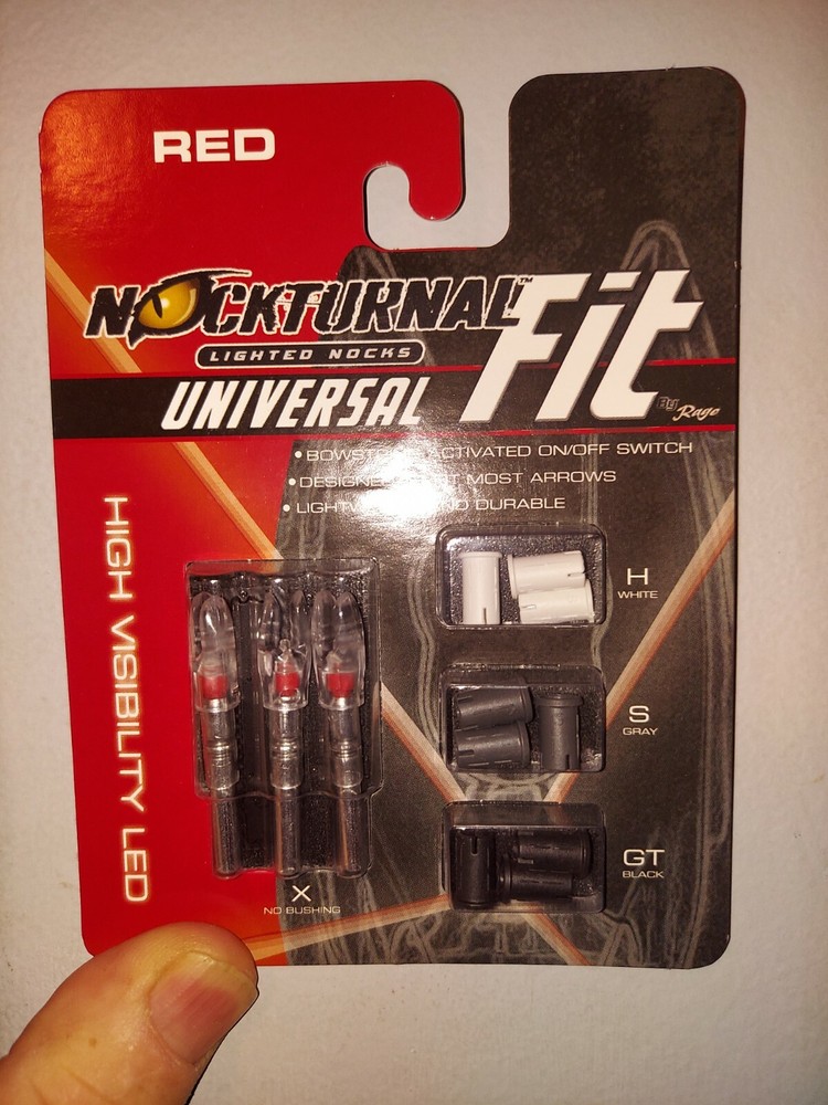 Nockturnal FIT 3 pack New in Pkg - RED