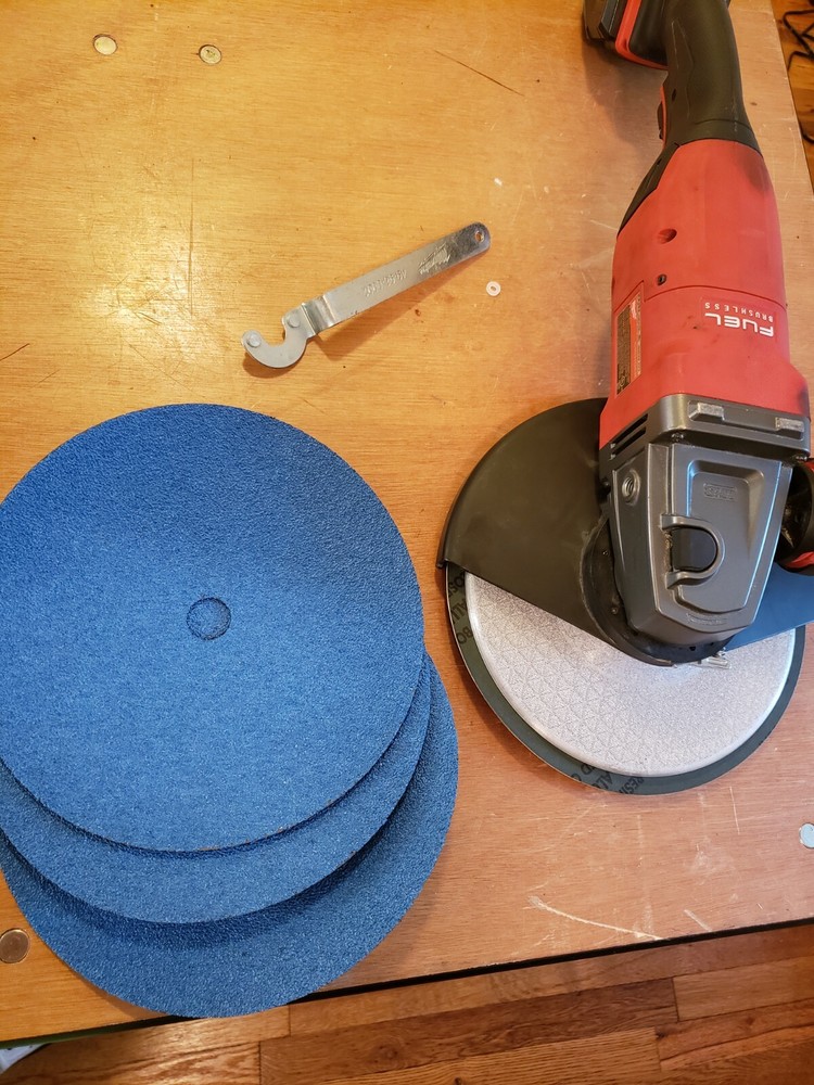 Disc Sander kit for 9" grinders