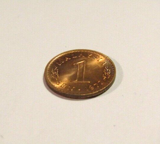 Malaysia 1977 1 Sen unc Coin