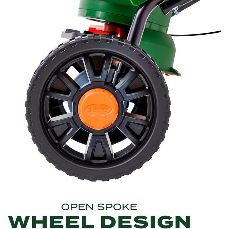 Turf Builder EdgeGuard Spreader Lawn Care Applicator 15000 Sq Ft Coverage New