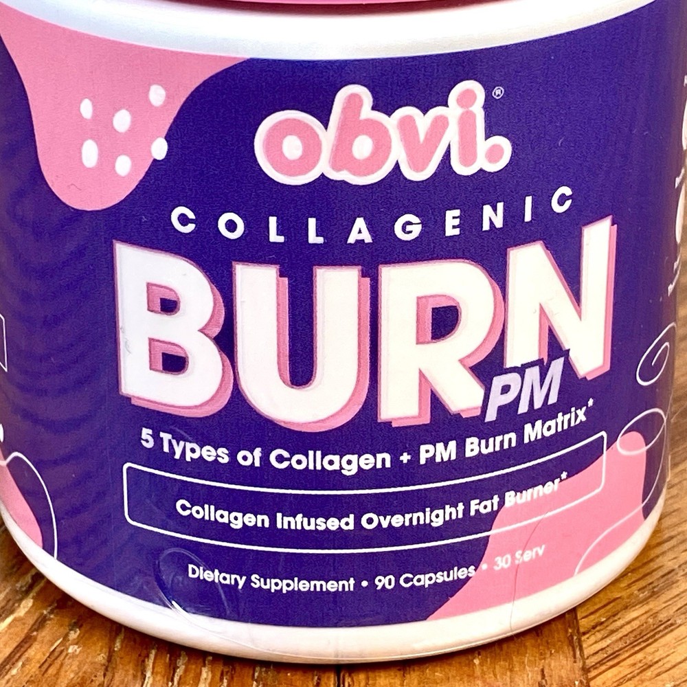 OBVI ~ Collagenic Burn PM ~ 90 Capsules ~ Exp 07/2028