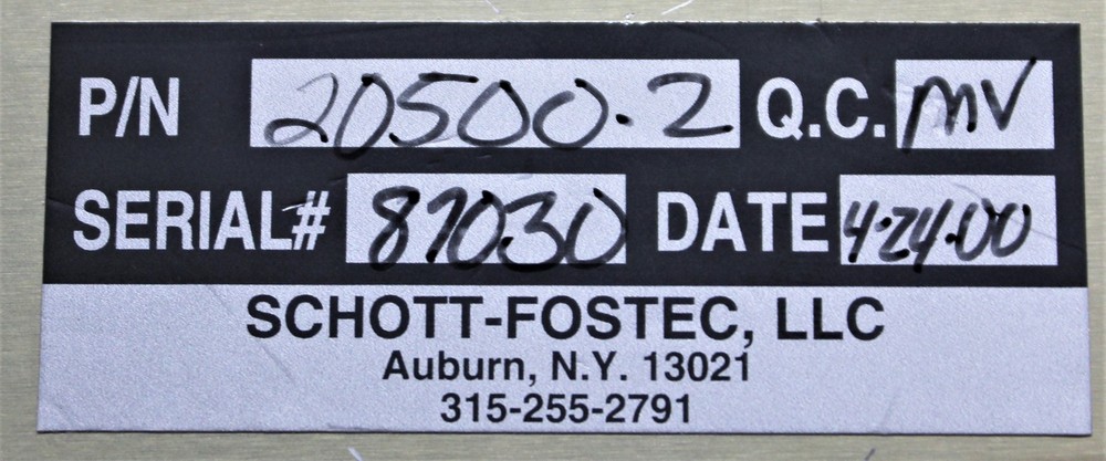 Fostec 20500.2 ACE Light Source with Halogen Bulb Solid State Dim (3369431)