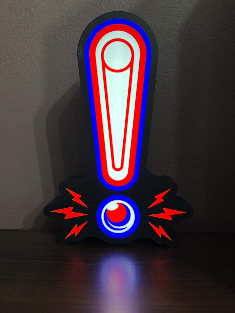 Illuminated Pinball Sign