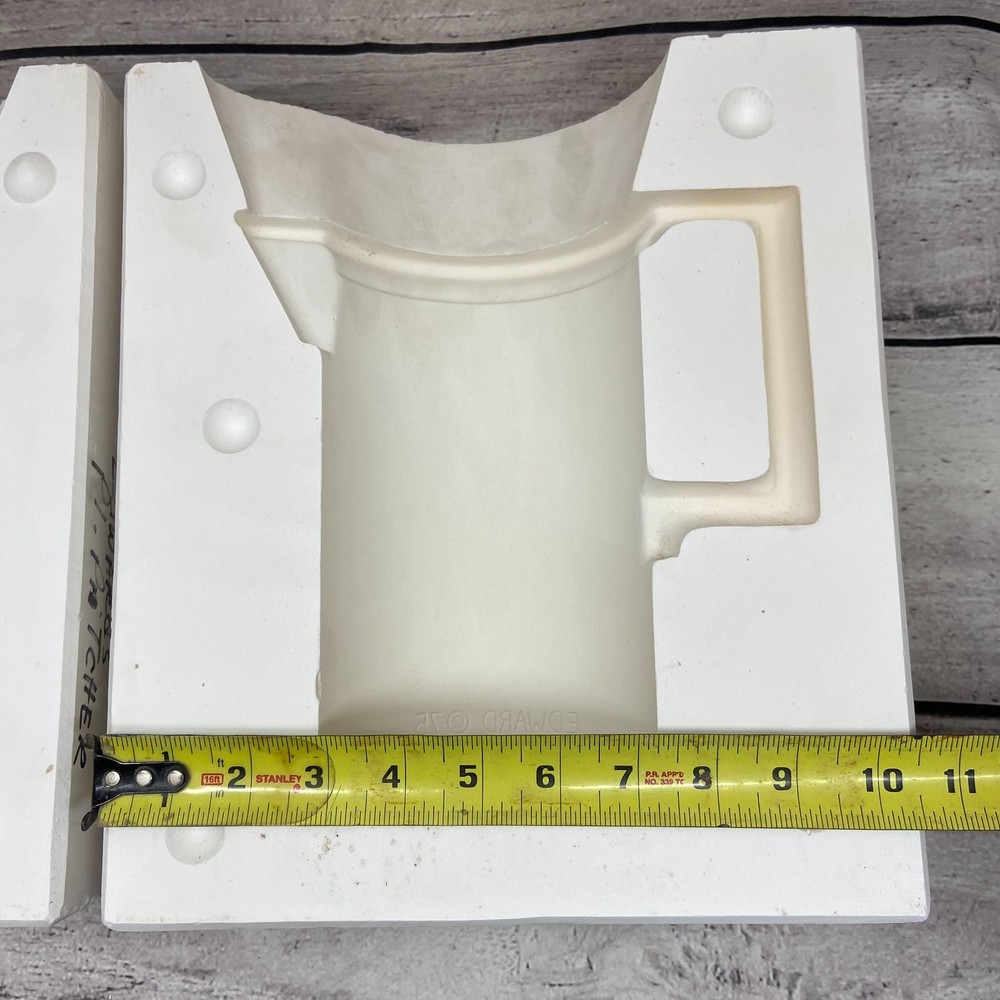 Vintage Unbranded Ceramic Casting Mold Edward's Pl. Pitcher